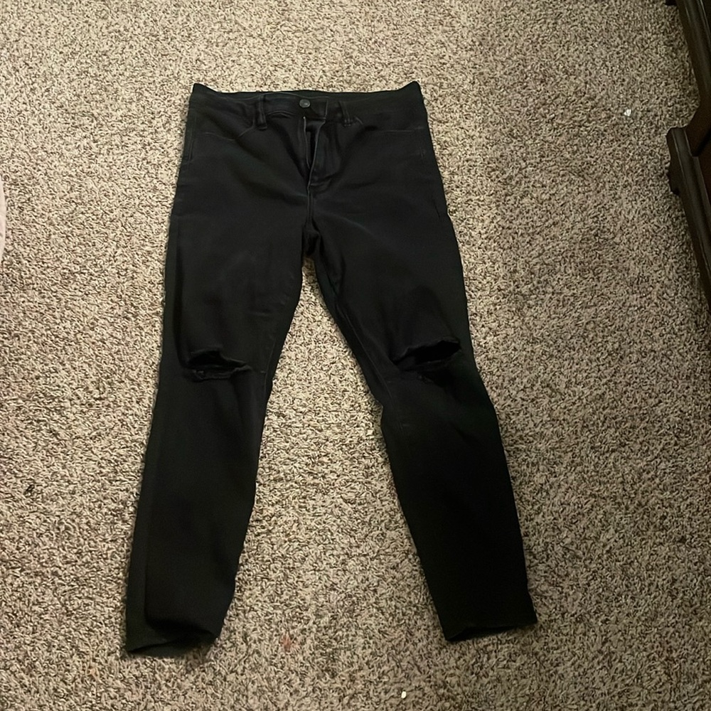 Black American eagle jeans